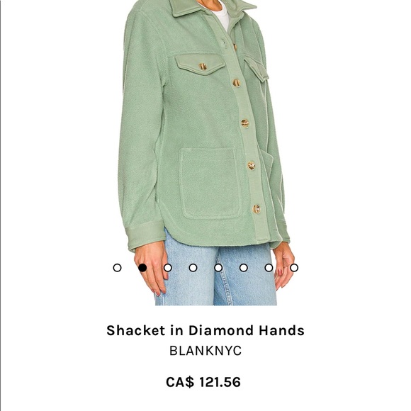 Blank NYC green shacket - Picture 5 of 6